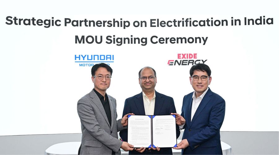 MoU Between Hyndai, Kia and Exide | Fyndmycar