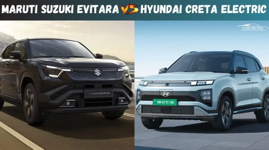 Maruti Suzuki eVitara Vs Hyundai Creta Electric