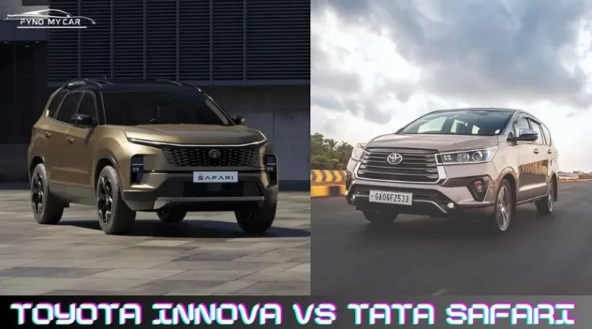 Toyota Innova Vs Tata Safari