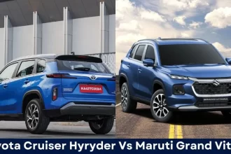 Toyota Cruiser Hyryder Vs Maruti Grand Vitara