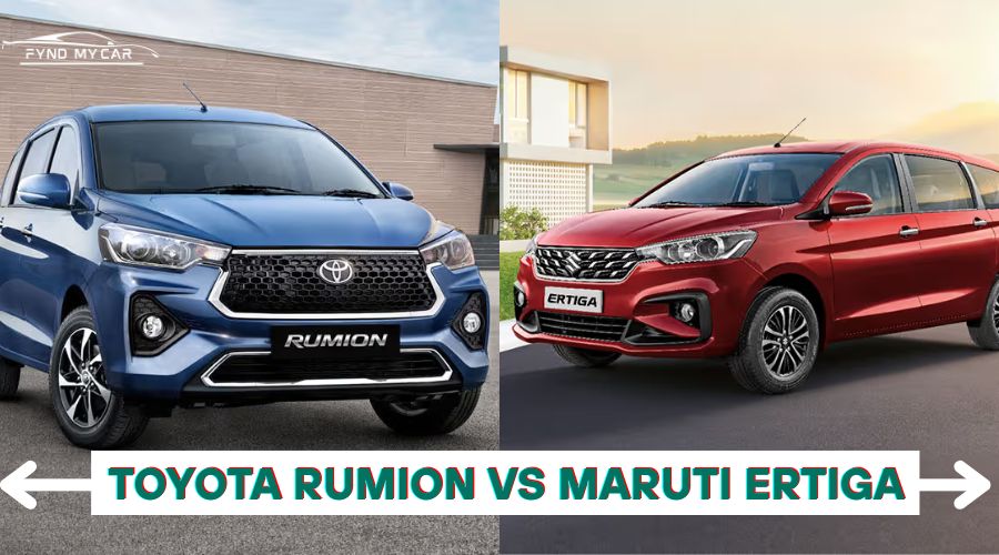 Toyota Rumion Vs Maruti Ertiga