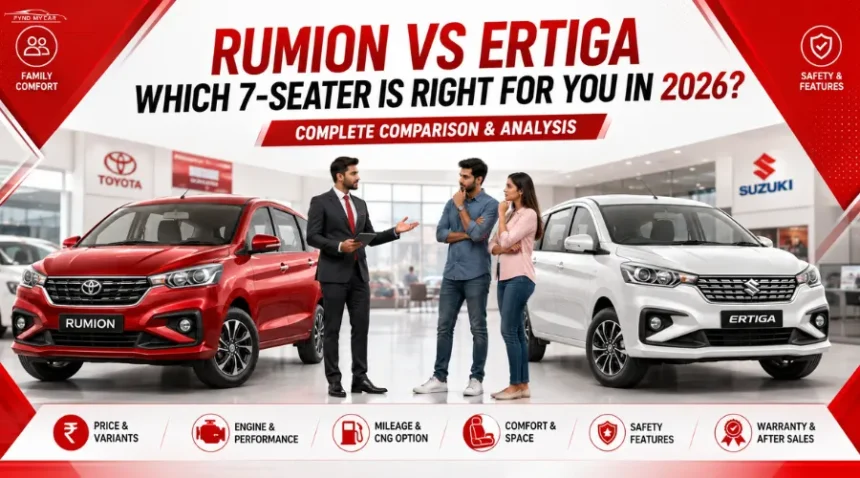 Toyota Rumion vs Maruti Ertiga