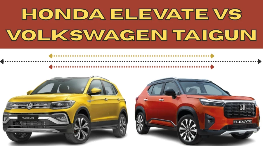 Honda Elevate Vs Volkswagen Taigun