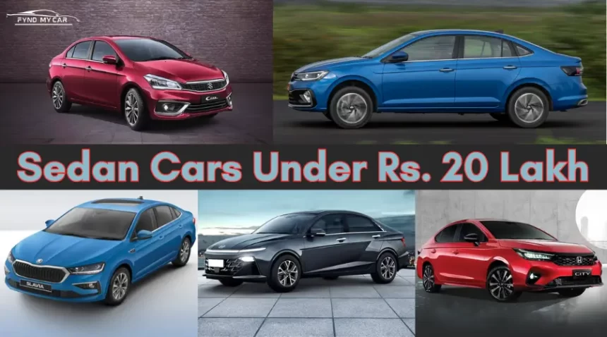 Sedan Cars Under Rs. 20 Lakh