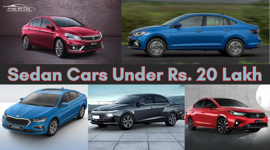 Sedan Cars Under Rs. 20 Lakh