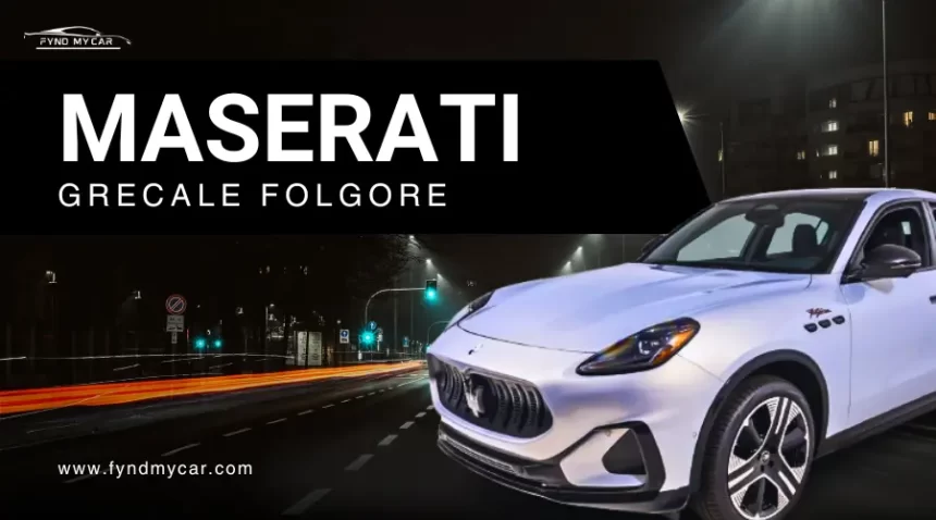 Maserati Grecale Folgore