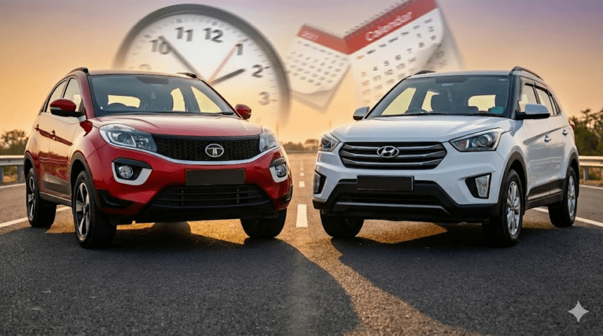 Tata Nexon and Hyundai Creta