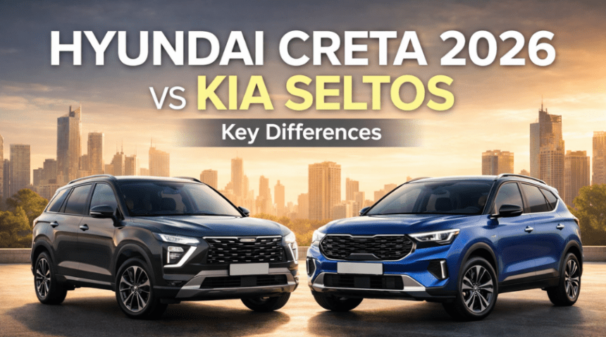 Hyundai Creta vs Kia Seltos 2026