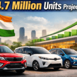 Gemini said Indian car market growth projection graphic