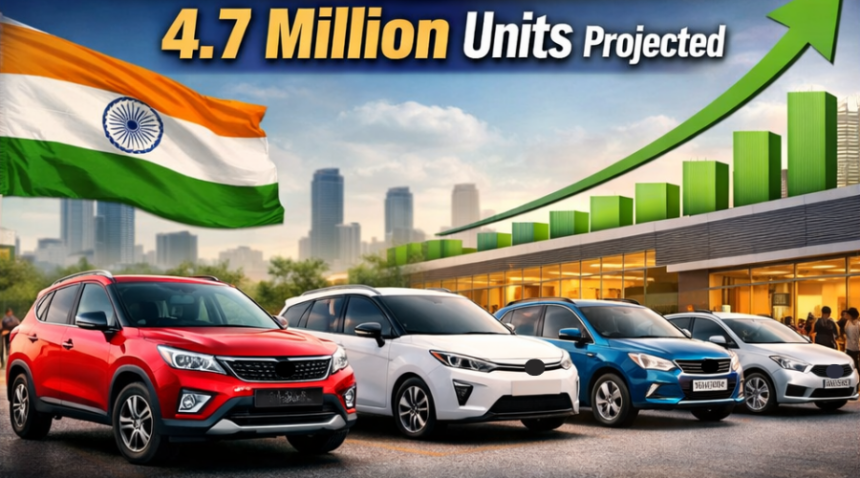 Gemini said Indian car market growth projection graphic
