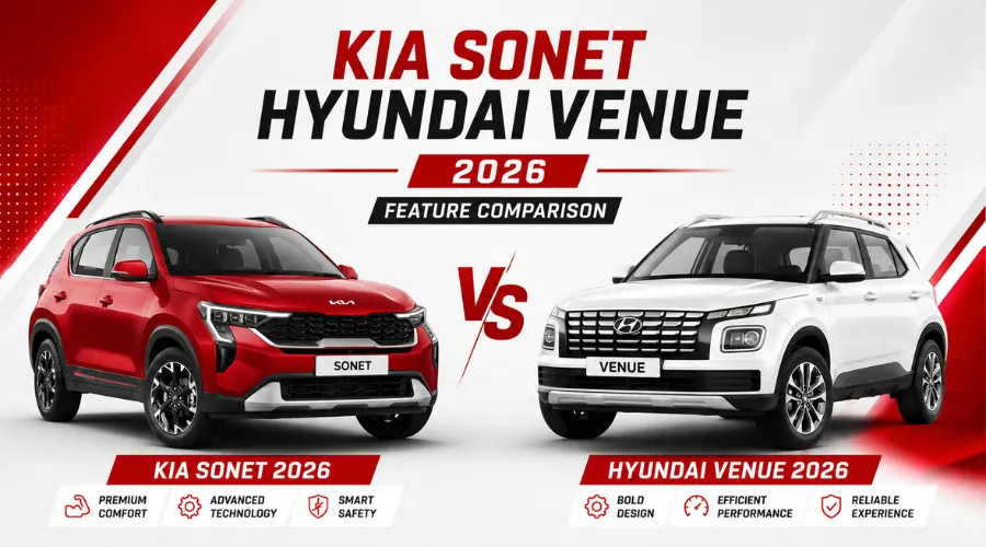 Kia Sonet vs Hyundai Venue 2026