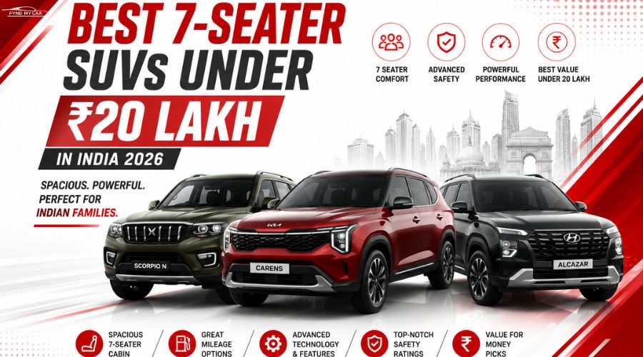 Best 7-Seater SUVs Under Rs 20 Lakh In India 2026