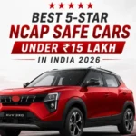 Best 5-Star NCAP Safe Cars Under ₹15 Lakh In India 2026