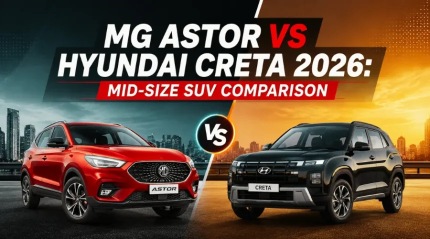 MG Astor vs Hyundai Creta 2026